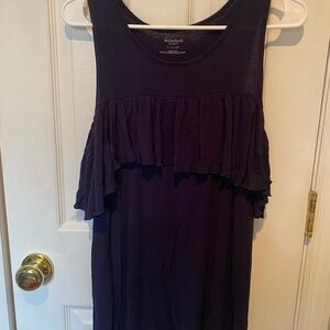 🌺 3/$10 Motherhood Maternity Blue Sleeveless Top